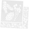 Lurrose 9 Stück Blatt Malvorlage stencils schablonen set zeichenschablonen Wiederverwendbare Schablonen Schablonenset malen dekorativ zeichnen Schablonen Malvorlagen das Haustier