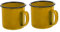 POPETPOP 2Pezzi Tazza Vintage Inossidabile Design Classico per Latte e Bevande Facile Maneggiare per Uso e Colazione