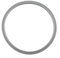 Sileduove Sellado de olla a presión de silicona de 22 cm para junta de repuesto de anillo, sello de goma transparente resistente para cocinas de aluminio