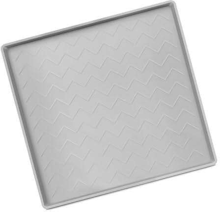 Air Conditioner Drip Pan, Air Conditioner Drain Pans, Silicone Waterproof Non-Slip Tray Pad for Home Machinery, Automotive, Small Refrigerators, Ice Makers, and Humidifiers, 55.88x55.88x1.8cm