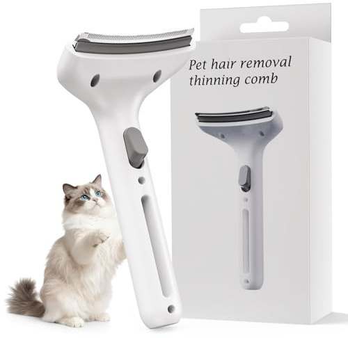 Zivacate Brosse Sous Poil Chien, Nettoyage en 1 Clic, Élimine Nœuds | Tapis et Poils Emmêlés, Brosse Anti-mue pour Poils Longs et Mi-longs