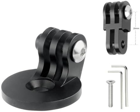 Violiica For Bike Stem Top Cap Mount Action Camera Holder For Hero 12/11/10/9/8/7/6/5/4/3/2/1 For Dji for OSMO Action for INSTA360 With M6*P1*L35Mm Screw And Hex Wrenches