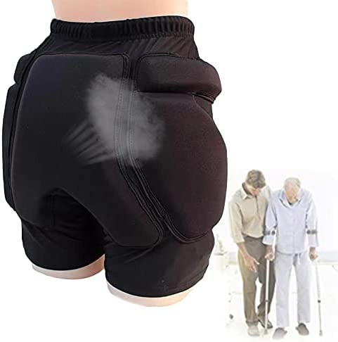 Hip Protectors for Seniors, Premium Comfortable EVA Pads, Breathable Anti-Fall Design, Unisex Hip Pants for Fall Injury Prevention, 2cm Thick
