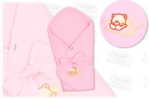 'Baby Puck Toalla/wickel Protect con protector de nuca Colchón 100% algodón, certificado Öko-Tex Standard 100, color rosa