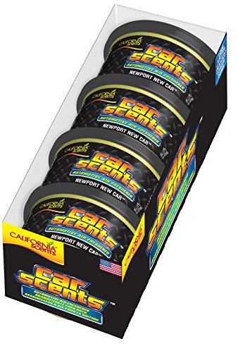 California Scents CCS-422TR New Car Air Freshener, Set of 4