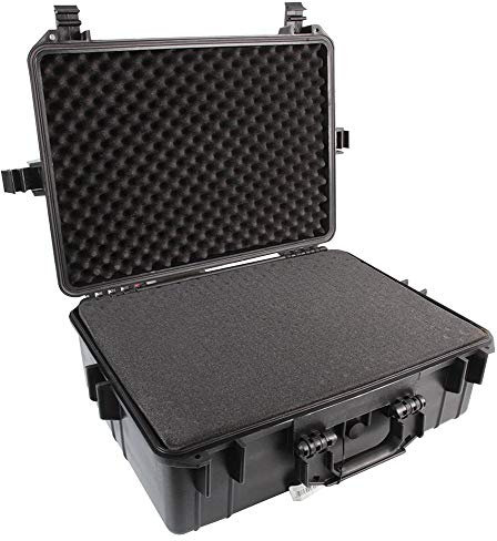 DURATOOL D03134 Black Water Resistant Case with Foam Insert - 425mm x 569mm x 215mm Professional Protection for Your Equipment