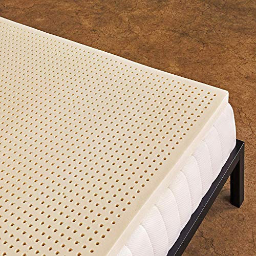 Pure Green Natural Latex Matratzenauflage – weich – 7,6 cm – Queen-Size-Größe (GOLS zertifiziertes Bio)