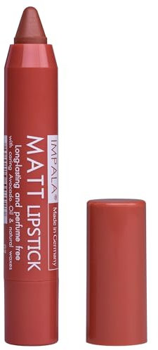 Impala - Automatischer Lippenstift Matt Cocoa Farbe Nº 02 | Langanhaltender matter Lippenstift | Feuchtigkeitsspendender Lippenstift mit cremiger Textur und Balsam-Effekt