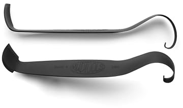 Mudtools Do-All Pottery Trimming Tool, Dual-Ended Kanna & Loop Tool | Metal pottery trimming tool with sharpened kanna spade and curled loop for smoothing clay and detailing bowls and plates