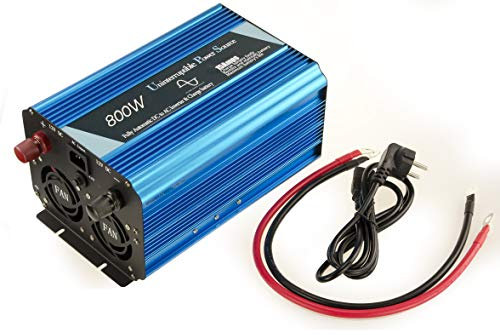KALEA-INFORMATIQUE Convertisseur de Tension 12V vers 220V avec Alimentation Continue UPS et Onde Pur Sinus Puissance 800 Watts - UNINTERRUPTIBLE Power Source