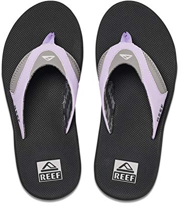Reef Fanning, Women’s Flip Flops, Grey (Grey/Purple Gpp), 3 UK (35 EU)
