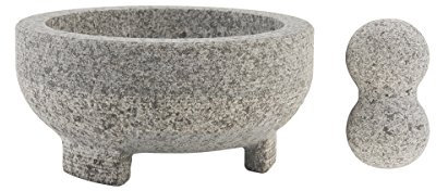 Farberware 5216415 Professional Granite Molcajete Mortar and Pestle Stone Grinder, 4-Cup