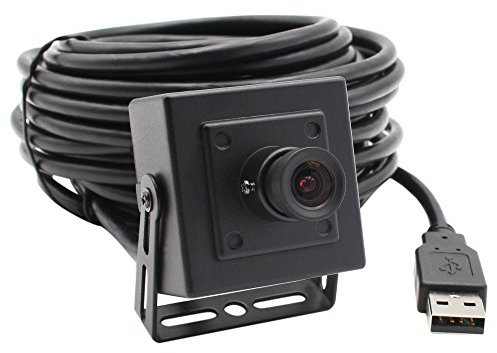 ELP Webcam 5 Megapixel 2592X1944 USB Camera con obiettivo da 3,6 mm, 5 MP, compatibile con Windows Linux Mac, Plug & Play Cam USB500W02M-BL36