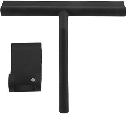 Lavavetro per Cabina Doccia Spazzola di pulizia Tergicristallo in acciaio inox con doccetta in vetro per auto con supporto per ganci