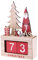 BESTOYARD Dauerkalender Holz Weihnachten Adventskalender Weihnachtsbaum Nikolaus Xmas Weihnachten Tisch Deko