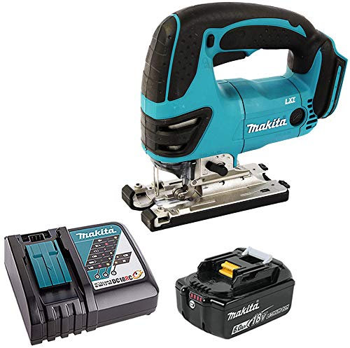 Makita DJV180 18V Cordless Li-ion Jigsaw with 1 x 6Ah BL1860 Battery & Charger