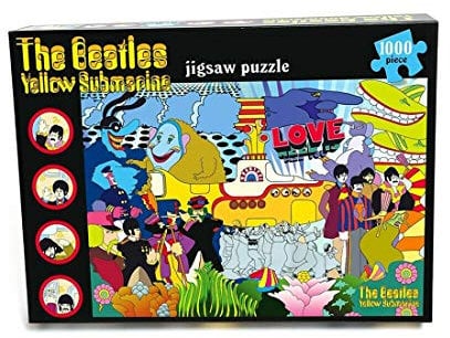 The Beatles Official Yellow Submarine Album Cover 1000 Piece Jigsaw Puzzle