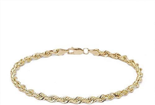 PRINS JEWELS 18 karat 750 Gold Kordel Armband Gelbgold 3 mm. Breit (19)