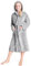 CityComfort Morgenmantel Kinder, Frottee Camouflage Kinderbademantel Junge, Fleece Morgenmantel Mädchen mit Kapuze, Weich Plüsch Army Robe Teenager, Geschenk Junge (Hell Grau, 9-10 Jahre)