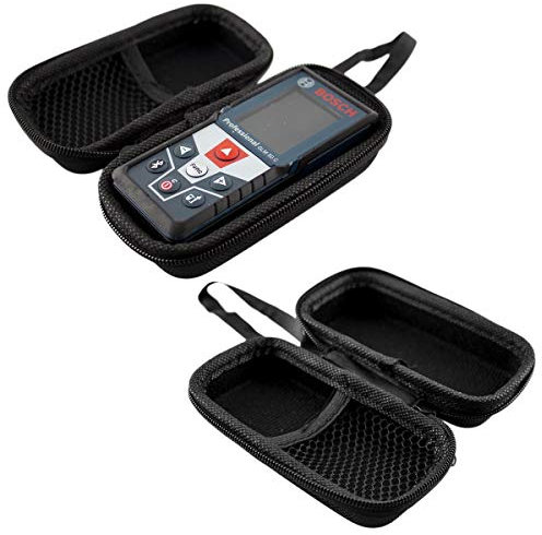 caseroxx Laserentfernungsmessgeräte Tasche passend für Bosch Professional GLM 50 C in schwarz, Transport Aufbewahrung Etui Hülle