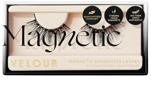 Velour Magnetic Effortless Lashes - Einfache Anwendung, 30+ Anwendungen - Künstliche Wimpern - Magnet-Eyeszed