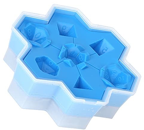 Ice Cubes Tray Mold, 7 Different Shape Ice Tray Reusable DIY Baking Tools with Removable Lids for Pudding Ice Cream Cake Chocolate Hand Made