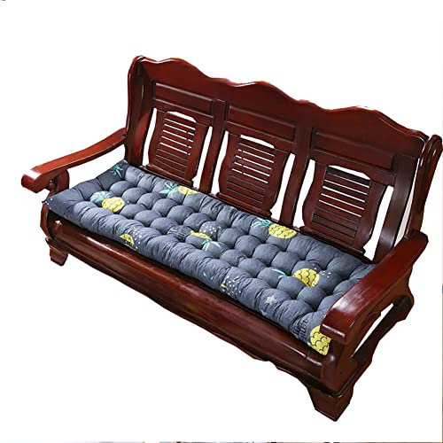Ultra Dick 8 cm Bankkissen, 2-3 Sitzer Schöne Elegant Bedrucktes Stuhlkissen, Rechteckige Bank Sitzkissen für Garten Terrasse Rasen Liege Bank