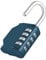 ZHEGE Combination Padlock for Locker, Code Padlock Outdoor or Fence Gate, Sheds, 4 Digit Number Lock for Gym Locker, School Locker (Peacock Blue)