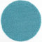 Muratap Teppich Wohnzimmer Modern - Loca Shaggy - Hochflor Teppich Weich und Warm Schmutzabweisend und Pflegeleicht Wohnzimmerteppich - Große: 120 cm - Rund - Farbe: Türkis Blau