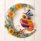 Sun and Moon Wall Art Metal Wall Decoration, Outdoor Celestial Wall Art Sculpture, Rustic Vintage Metal Moon Star Wall Sign, for Home Living Room Bedroom (Owl Moon)