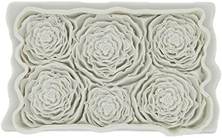Molde de silicona de relieve, forma de caramelo, molde de silicona de flores, estructura de corteza DIY para decoración de tartas, taza de pastel en relieve