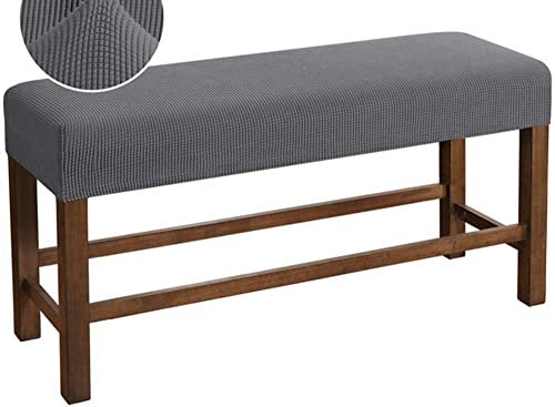 Samt Bezug Für Esszimmerbank , Stretch Jacquard Bezug Für Sitzbank,Universal-Bezug Weich Für Esszimmer-Bank,abnehmbar Waschbarer,Sitzhocker Bezug Für Esszimmer Möbel ( Color : #2 , Size : 160-180cm/62