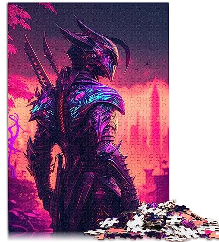 Warrior Jigsaw Puzzle for Adults and Kids Age 12 and Up - 1000 Piece Wooden Puzzle, Gift for Birthdays, Size: 50x75cm