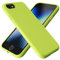 TAXXOE Liquid Silicone Case Compatible with iPhone SE 2020/2022, iPhone 8/7, 4.7 Inch, Soft-Touch, Shockproof, DustProof, Antiskid Full Body Phone Cover for iPhone SE - Fluorescent Yellow