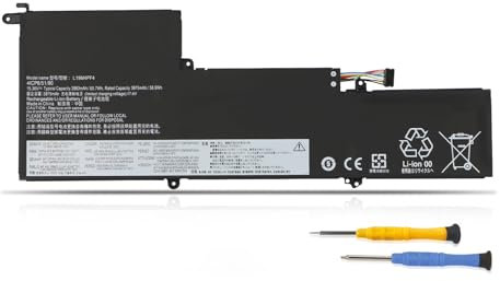 K KYUER L19D4PF4 L19C4PF4 L19M4PF4 Laptop Battery for Lenovo Yoga Slim 7-14ARE05 7-14IIL05 7-14ITL05 Ideapad Slim 7-14ARE05 7-14IIL05 7-14ITL05 Type 82A1 82A2 82A3 82A4 82A5 82A6 5B10W65297 5B10W65273