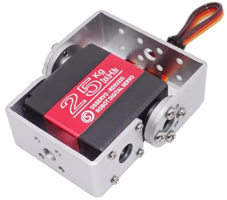 Wishiot RDS3225 Servo 25 kg 270 degrés couple élevé étanche bras de robot servo U Mount RC Digtal Servo pour bricolage Baja Car 1/8 1/10 échelle Crawler