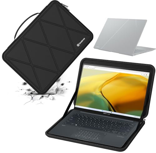 Smatree Housse de Protection Rigide en EVA Compatible avec Ordinateur Portable ASUS Zenbook 14X OLED (UX5400), Zenbook 14X OLED Space Edition (UX5401) pour Ordinateur Portable (X8043)