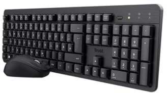 Teclado y Ratón Trust 25356 QWERTY Español Negro