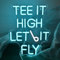 LUCUNSTAR Tee It Hight Let It Fly Neon Light Sign,Neon Sign Sport Golf Gift, Adjustable Brightness Usb Light Up Sign,Golf Club Neon Signs For Wall,Lets Party Neon Sign Men Golf Lover Gift