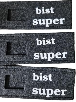 Duplo Filz Reisetasche, Geschenk für Männer und Frauen, du bist super