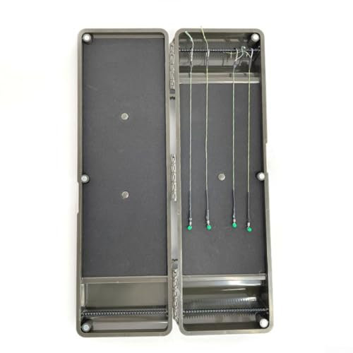 Zoegneer Fix Sting Magnetische Rig Aufbewahrungsbox Tragbarer Hakenbehälter zum Karpfenangeln 34,5 x 11 x 3,5 cm