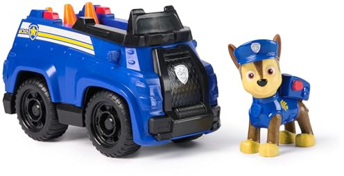 PAW PATROL, Polizei-Fahrzeug mit Chase Spielfigur (Basis Fahrzeug, 2025), Spielzeug für Kinder ab 3 Jahren