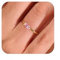 Aidenn Geburtsstein Ringe Gold für Frauen Damen,14K Vergoldet, Stapelbarer Turmalin Ring für Mädchen, Geschenke zum Geburtstag der Mütter, Verlobungs, Hochzeits und Versprechensringe Schmuck 54cm