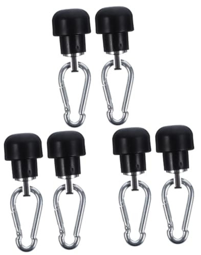 Yardwe Sets Cable Ankle Attachments for Gym Pulley Attachments Cable Ropes Lock Adapter Snap Hook Gym Machine Accessories