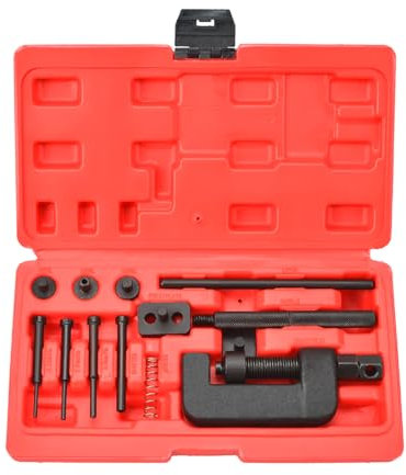 Zoomtools 13 Stück Kettennieter Motorrad, Motorrad Kettenbrecher Werkzeugsatz für Motorrad, Fahrrad