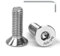Tunejoy 20 Stück Senkkopfschrauben M6 x 20 mm Senkschrauben Edelstahl A2 V2A Senkkopf Innensechskant DIN 7991 Vollgewinde mit Inbusschlüssel
