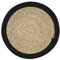 AMBITION Rundes Platzdeckchen Boho Natural 30 cm Teller Untersetzer aus Seegras Baumwollseil runde Tischmatte Deko Matte