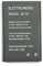 Batteria per cellulare Beghelli Salvalavita SLV30 Batteria Compatibile per Cellulare Salva la vita SLV30, 1000mAh, 3,7V BL-5C Nera