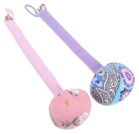 BESTYASH Lot De 2 Marteaux De Massage à L'absinthe Portatifs 31 Cm, Masseurs Manuels Corporels En Tissu, Usage Maison Et Bureau Pour Relaxation Musculaire Et Soulagement Des Tensions