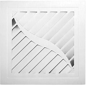 RUNZE765Z Ventilatore di Scarico Ventilatore da soffitto Integrato 30x30cm Ventilatore da soffitto Ultrasottile Silenzioso for Cucina e Bagno Ventilatori per Cucina